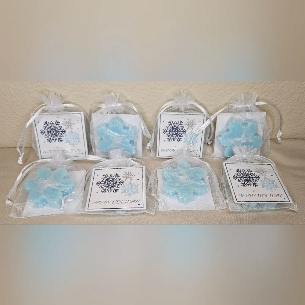 2/$12 Snowflake Soap NEW